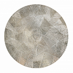 Кофейный столик с рельефной столешницей из металла Aplika Silver варинант исполнения - 3 | Loft Concept в Липецке