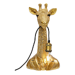 Настольная лампа в детскую Жираф в золотом костюме варинант исполнения - 2 | Loft Concept в Липецке