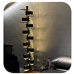 Торшер с каркасом из множества полок Links варинант исполнения - 1 | Loft Concept в Липецке