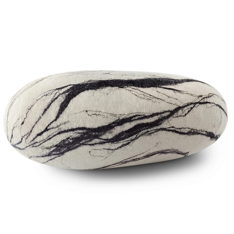 Пуф - Камень Nullah Черно-белый в Липецке | Loft Concept 