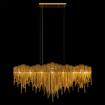 Люстра подвесная с металлическими дугами и длинными цепочками 115 см Atlantis Chain варинант исполнения - 5 | Loft Concept в Липецке