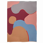 Плед из хлопка с абстрактным принтом Elysian Flow Ember варинант исполнения - 1 | Loft Concept в Липецке