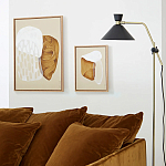 Торшер с поворотным плафоном Davy Brass Floor Lamp варинант исполнения - 11 | Loft Concept в Липецке