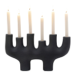 Подсвечник алюминиевый черный Ember варинант исполнения - 1 | Loft Concept в Липецке