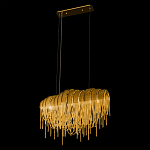 Люстра подвесная с металлическими цепочками и изогнутыми металлическими дугами 72 см Atlantis Chain варинант исполнения - 15 | Loft Concept в Липецке