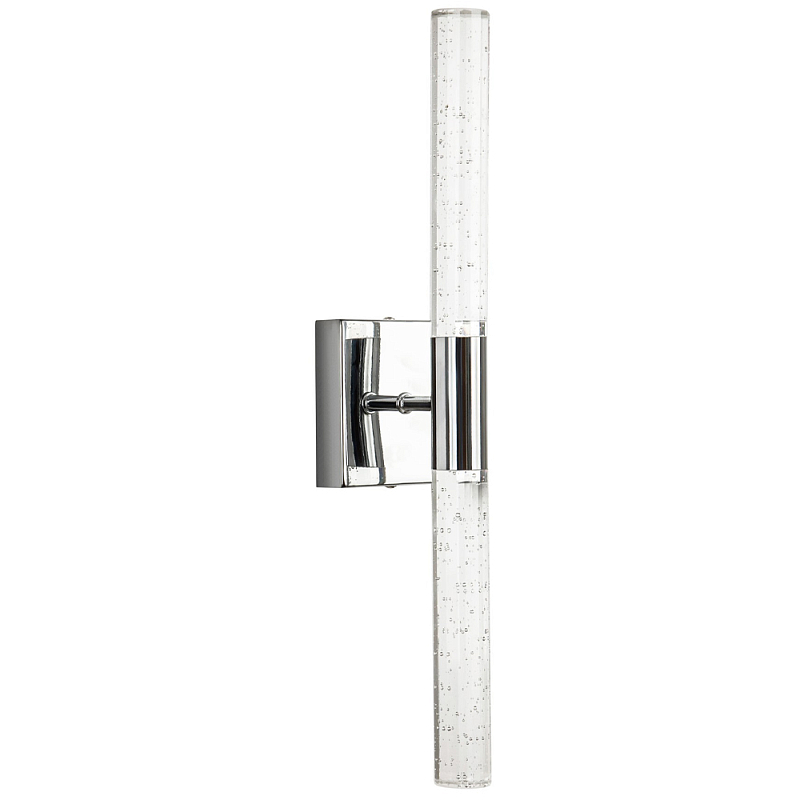 Бра со стеклянным плафоном хром Gileberte Glass Tube Wall Lamp Chrome Хром Прозрачное Стекло Бра со стеклянным плафоном хром Gileberte Glass Tube Wall Lamp Chrome Хром Прозрачное Стекло в Липецке | Loft Concept