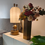 Настольная лампа в виде фонаря с белым фактурным абажуром Echoes of Light варинант исполнения - 4 | Loft Concept в Липецке