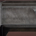 Консоль прямоугольная серая с 4-мя выдвижными ящиками Grany варинант исполнения - 4 | Loft Concept в Липецке