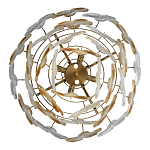 Люстра конусообразная с цветочными мотивами Light Floral Glow варинант исполнения - 6 | Loft Concept в Липецке