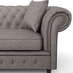 Мебельная ткань Шенилл серый цвет 138 см T4-32 варинант исполнения - 12 | Loft Concept в Липецке