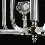 Люстра с 8-ю лампами и гранеными стеклянными плафонами Prism Gala варинант исполнения - 10 | Loft Concept в Липецке