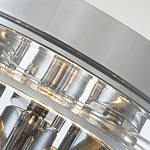 Потолочный светильник для ванных комнат с круглым стеклянным плафоном и тремя лампами Quoizel варинант исполнения - 8 | Loft Concept в Липецке