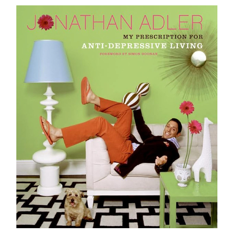 Коллекционный Арт-альбом  My Prescription for Anti-Depressive Living by Jonathan Adler 2005 Букинистика  в Липецке | Loft Concept 