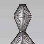 Торшер светодиодный с плетеным металлическим каркасом Metal Interweaving варинант исполнения - 3 | Loft Concept в Липецке