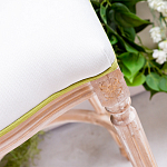 Барный стул золотистый из натурального бука с изображением птицы и цветов Blooming Birds варинант исполнения - 3 | Loft Concept в Липецке