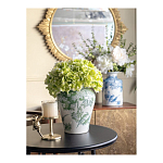 Ваза с зелеными цветочными и птичьими мотивами Vase Inspired by Nature варинант исполнения - 6 | Loft Concept в Липецке