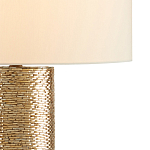Настольная лампа золотая с цилиндрическим абажуром Golden Mosaic варинант исполнения - 1 | Loft Concept в Липецке