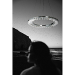 Люстра круглая с прозрачной хрустальной рамкой Maude Crystal Light варинант исполнения - 14 | Loft Concept в Липецке