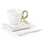 Кофейная пара Seletti I-Coffee Gold варинант исполнения - 1 | Loft Concept в Липецке