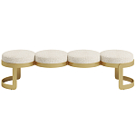 Дизайнерская Банкетка Leola латунь  варинант исполнения - 2 | Loft Concept в Липецке