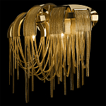 Бра с металиическими цепочками и дугообразными элементами Atlantis Chain варинант исполнения - 10 | Loft Concept в Липецке