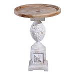 Приставной столик с резным античным узором Antique Engraving варинант исполнения - 1 | Loft Concept в Липецке