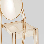 Прозрачный стул с янтарным оттенком LOUIS GHOST CHAIR варинант исполнения - 7 | Loft Concept в Липецке