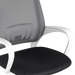 Офисное кресло с основанием из белого пластика Desk chairs Black варинант исполнения - 6 | Loft Concept в Липецке