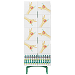 Тумба с зелеными ножками Tall Forest Ok варинант исполнения - 1 | Loft Concept в Липецке