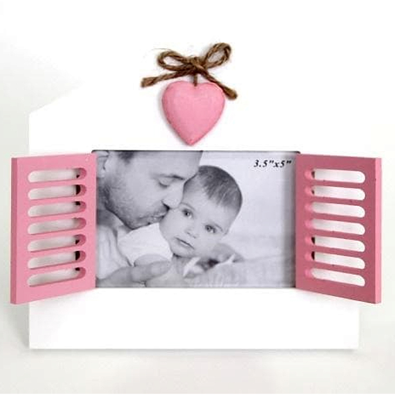 Фоторамка в детскую Childhood Corner со ставнями Белый Розовый Фоторамка в детскую Childhood Corner со ставнями Белый Розовый в Липецке | Loft Concept
