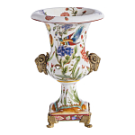 Ваза из фарфора с бронзовыми Овнами Bronze Aries варинант исполнения - 2 | Loft Concept в Липецке