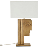 Настольная лампа с прямоугольным белым абажуром Skillful Face варинант исполнения - 5 | Loft Concept в Липецке