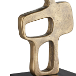 Настольная лампа с фигурным каркасом и прямоугольным тканевым абажуром Brutalist Profile варинант исполнения - 1 | Loft Concept в Липецке