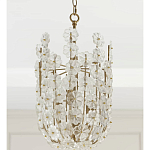 Подвесной светильник декорированный цветами из стекла Lightness of Flowers варинант исполнения - 3 | Loft Concept в Липецке