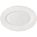 Обеденный сервиз белого цвета из фарфора на 6 персон 23 предмета Floral Charm варинант исполнения - 2 | Loft Concept в Липецке