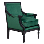 Кресло Harry Armchair black and green velour варинант исполнения - 1 | Loft Concept в Липецке