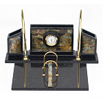 Настольный письменный набор из камня офиокальцит и змеевик Successful Leader варинант исполнения - 1 | Loft Concept в Липецке