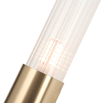 Бра с вытянутым рифленым стеклянным плафоном цилиндрической формы Trumpet tube варинант исполнения - 3 | Loft Concept в Липецке