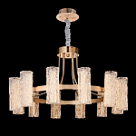 Люстра круглая с текстурными цилиндрическими плафонами Glimpse варинант исполнения - 6 | Loft Concept в Липецке