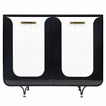 Черно-белый распашной комод Accordo варинант исполнения - 1 | Loft Concept в Липецке