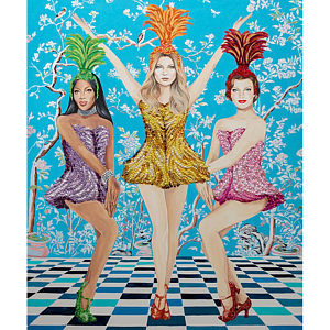 Картина Supermodel High Kicks