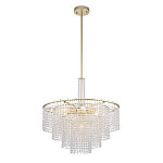 Люстра многоярусная с каскадами кристаллов Crystal Rains варинант исполнения - 2 | Loft Concept в Липецке