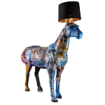 Большой Торшер Лошадь с ручной авторской росписью Feral Stallion варинант исполнения - 2 | Loft Concept в Липецке