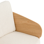 Кресло с каркасом из массива дуба Gallin Chair Boucle варинант исполнения - 5 | Loft Concept в Липецке