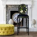 Барный стул из натурального бука с изображением птицы и цветов Blooming Birds варинант исполнения - 2 | Loft Concept в Липецке