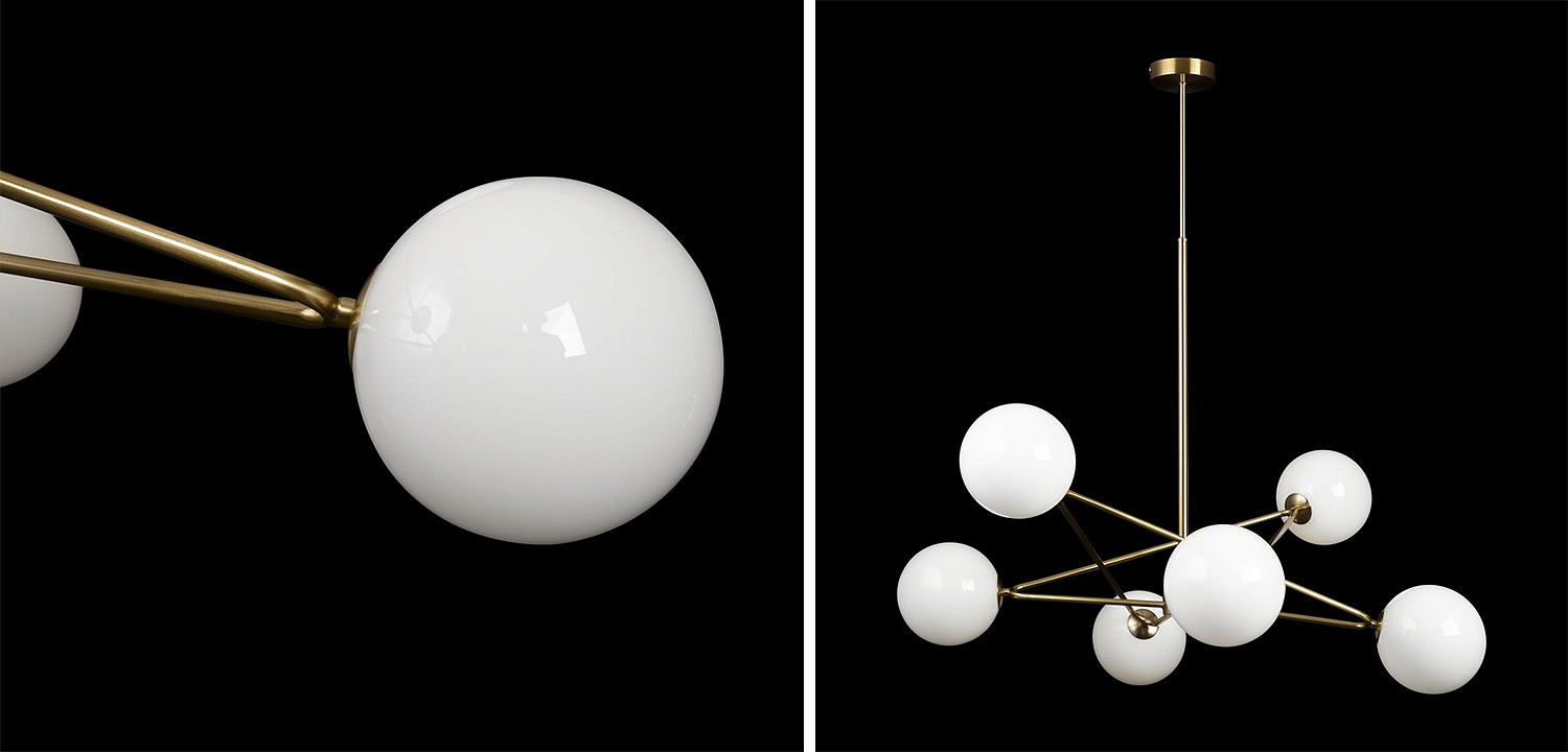 Люстра Chandelier Constellation Orbs White Люстра Chandelier Constellation Orbs White - Loft-Concept в Липецке