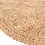 Ковер из джута квадратный с закругленными краями Atlas варинант исполнения - 2 | Loft Concept в Липецке