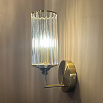 Бра с цилиндрическим рифленым стеклянным плафоном Jeanette варинант исполнения - 5 | Loft Concept в Липецке