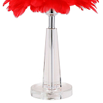 Настольная лампа с перьями Plumage Red Table Lamp варинант исполнения - 3 | Loft Concept в Липецке