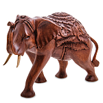 Статуэтка из дерева суар в виде слона Two Tusks варинант исполнения - 1 | Loft Concept в Липецке